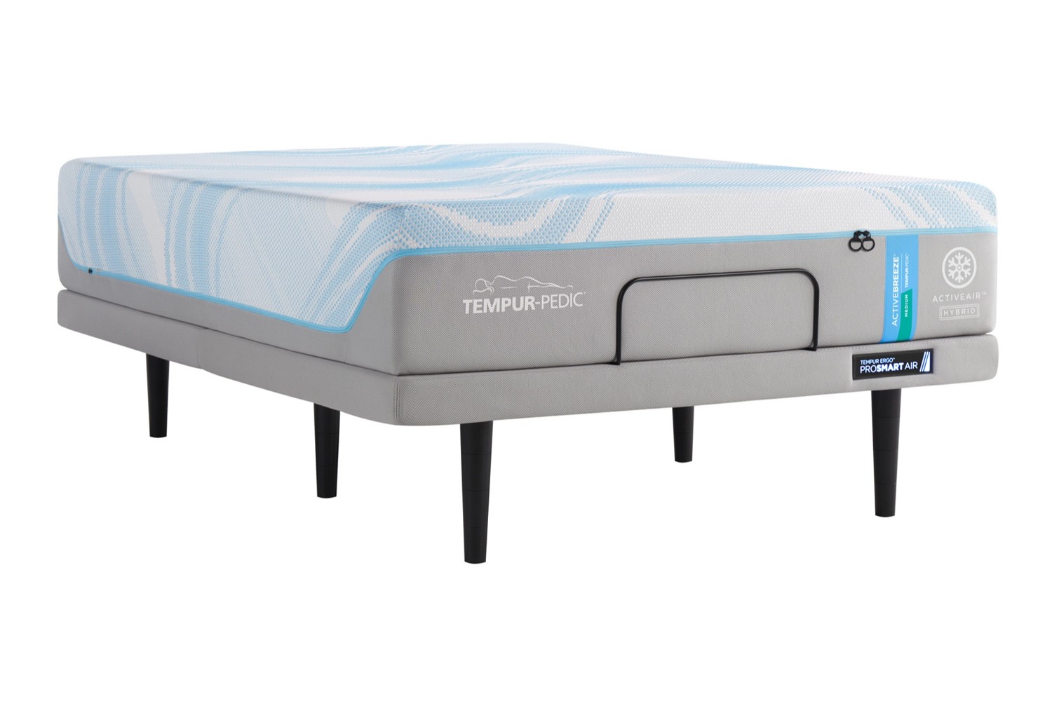 Tempur-Pedic® TEMPUR-ActiveBreeze® California King Medium Hybrid Smart Bed