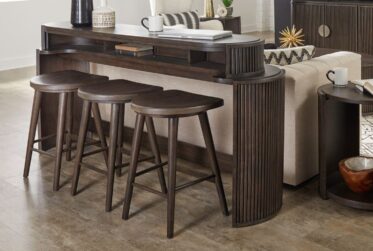 City View Coffee Bean 4 Piece Console Bar Table Set