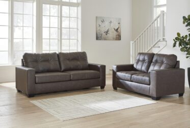 Barlin Mills Umber 2 Piece Sofa & Loveseat Set