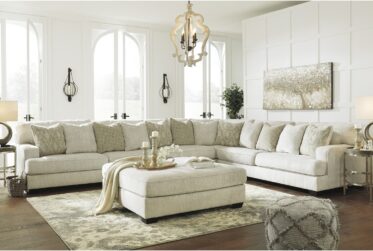 Rawcliffe Parchment 5-Piece Sectional
