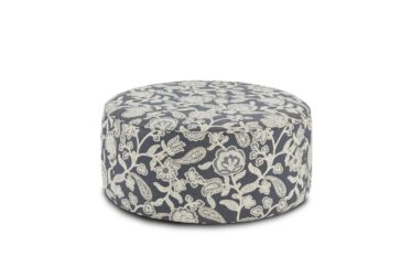 Awesome Oatmeal / Sophie Indigo Cocktail Ottoman
