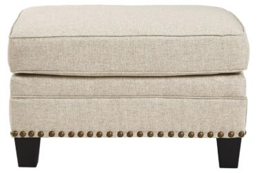 Claredon Linen Ottoman