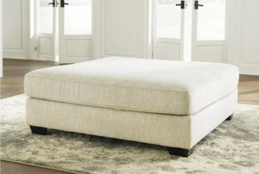 Rawcliffe Parchment Ottoman