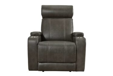 Screen Time Graphite Power Recliner