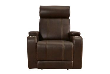 Screen Time Walnut Power Recliner