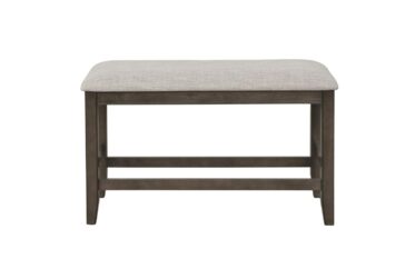 Fulton Gray Counter Height Dining Bench