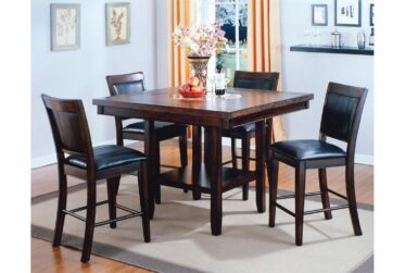 Fulton Brown 5 Piece Counter Height Dining Set