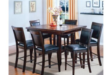 Fulton Brown Counter Height 7 Piece Dining Set