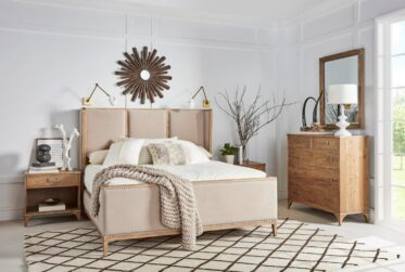 Passage Upholstered King 5 Piece Bedroom Set