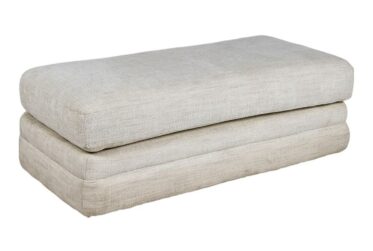 Zeller Cream Ottoman