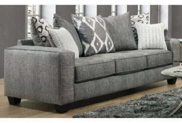 Stonewash Black 94″ Sofa
