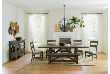 Bradford 6 Piece Dining Set With Bench