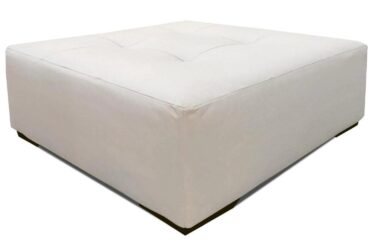 Parlor Parchment Cocktail Ottoman