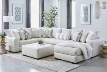 Parlor Parchment 140″ 3 Piece Sectional