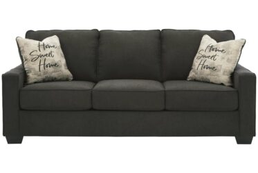 Lucina Charcoal 85″ Sofa