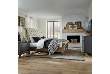 Americana Farmhouse Queen 4 Piece Bedroom Set