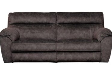 Sedona Smoke 91″ Power Reclining Sofa With Power Headrest