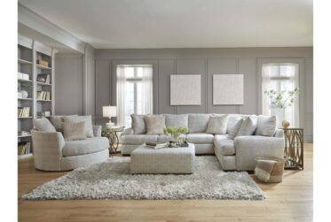 Gabriella Parchment 129″ 2 Piece Sectional