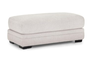 Laken Shell Ottoman