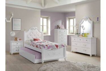 Alana Youth Twin 5 Piece Bedroom Set
