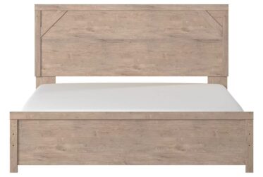 Senniberg King Brown Panel Bed