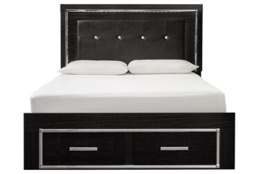 Kaydell Queen Upholstered Panel Storage Bed