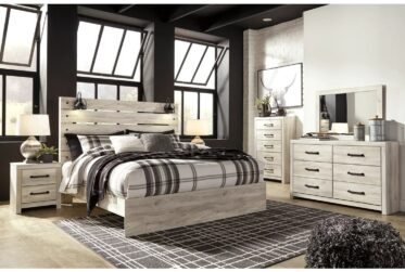 Cambeck Whitewash King 5 Piece Bedroom Set