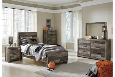 Derekson Youth Twin 5 Piece Bedroom Set