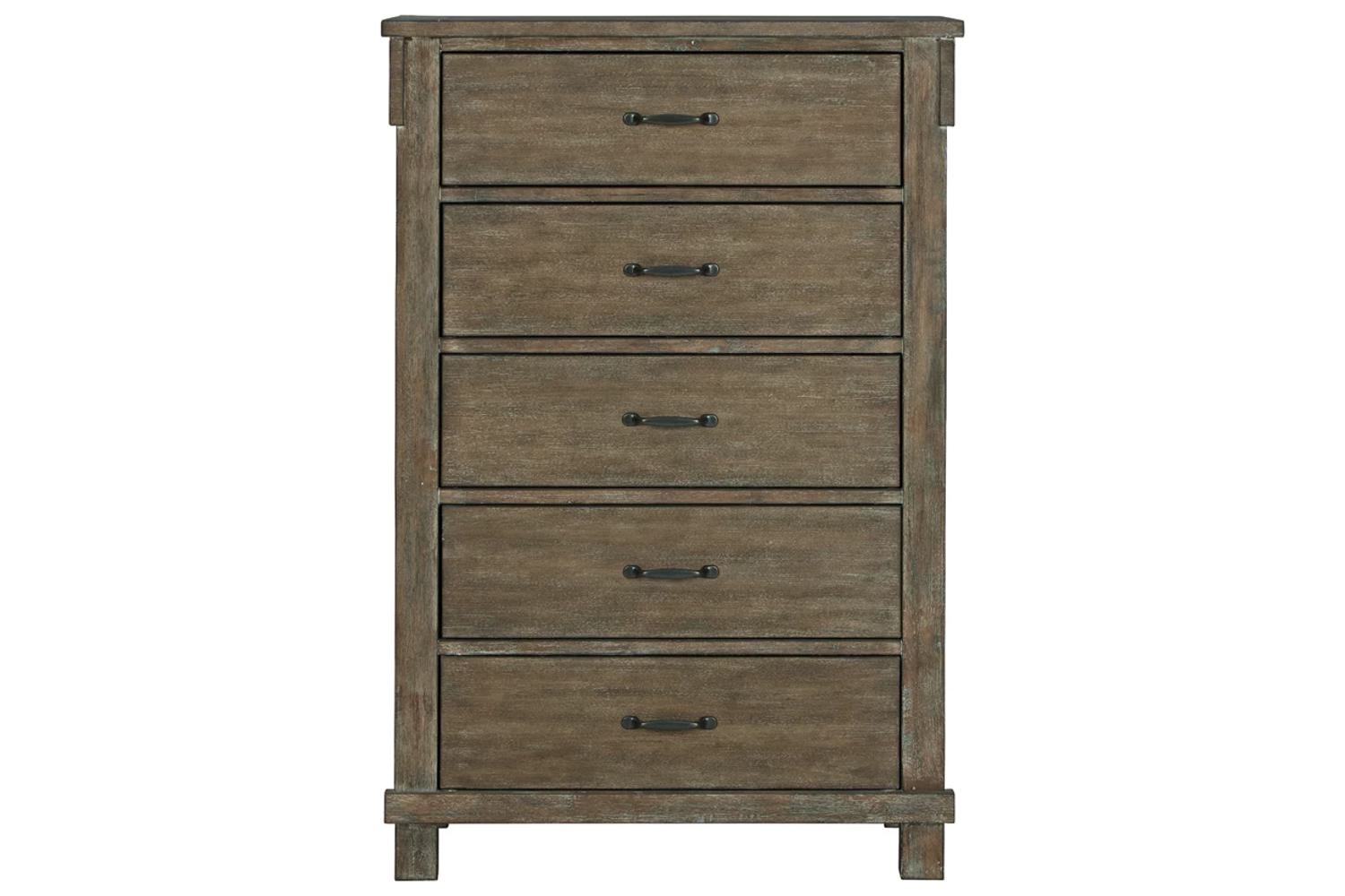 Shamryn Brown 5-Drawer Chest