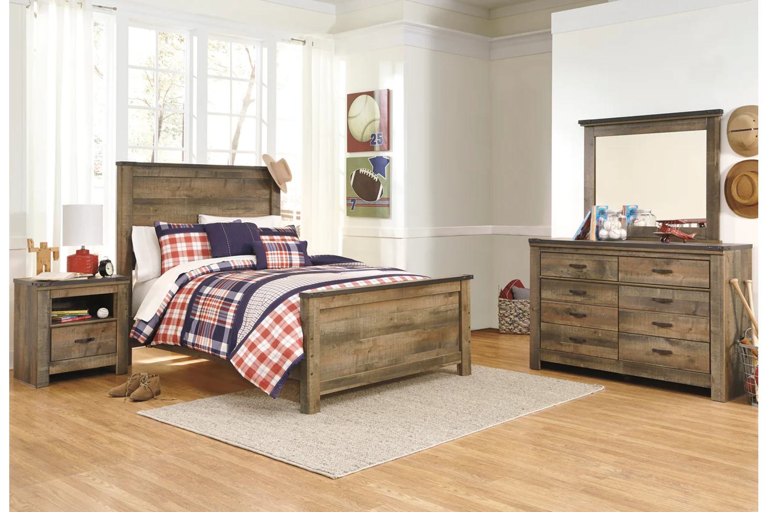 Trinell Youth Twin 5 Piece Bedroom Set