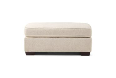 Ritzy Cream Ottoman