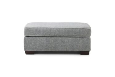 Ritzy Gray Ottoman