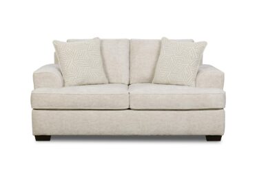 Ritzy Cream Loveseat