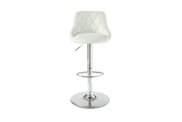 Melissa White Adjustable Bar Stool