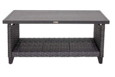 Lassen Outdoor Wicker Coffee Table