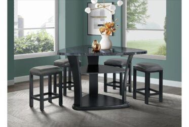 Hilson Counter Height 5 Piece Dining Set