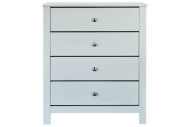 Catalina White 4-Drawer Chest
