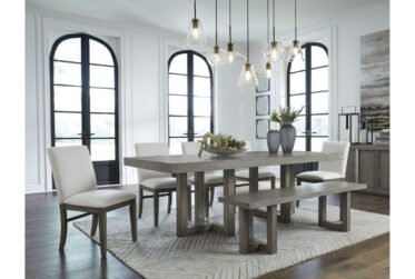 Anibecca 6 Piece Dining Set With Bench