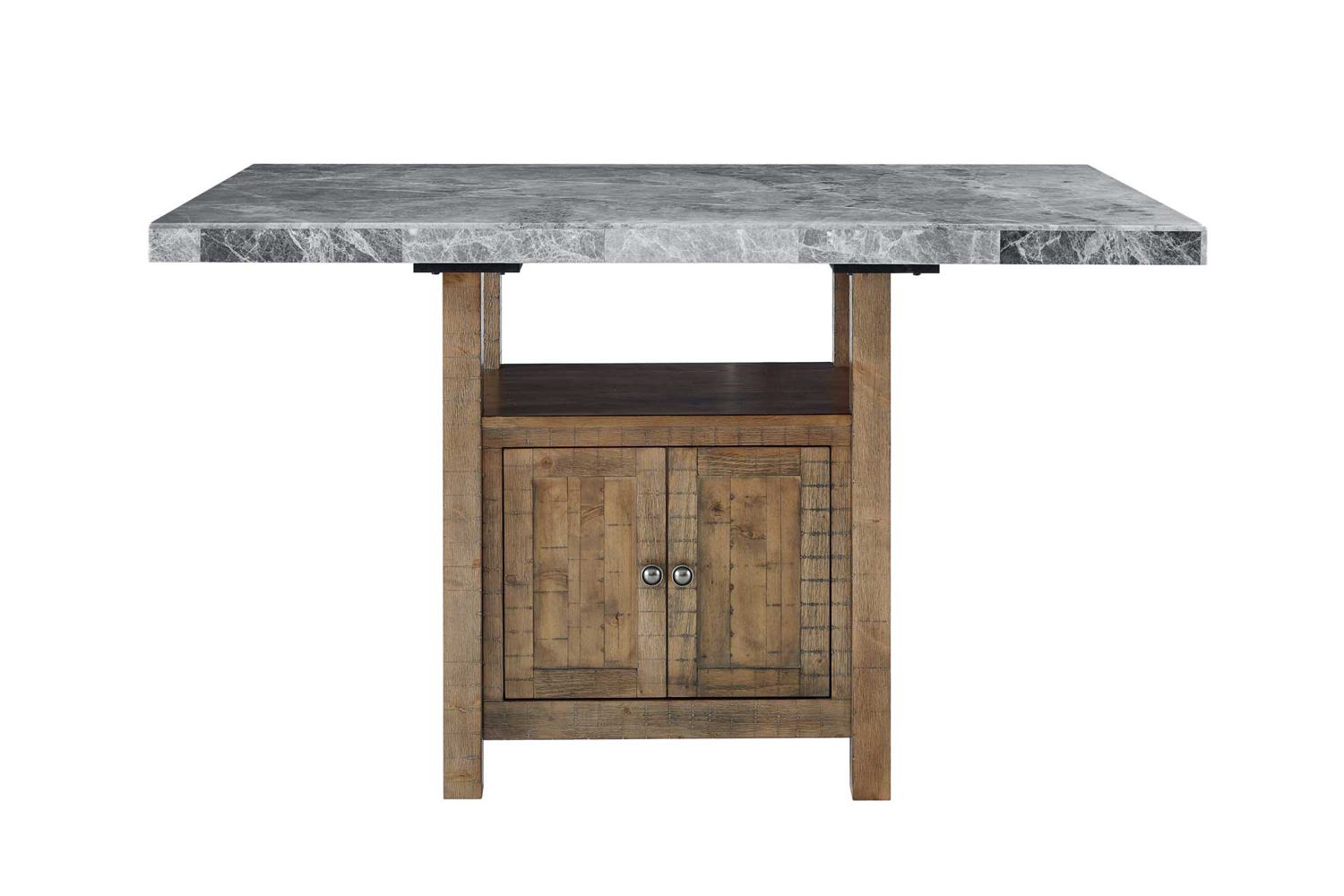 Grayson Gray Counter Height Table - Georgia Furniture Mart