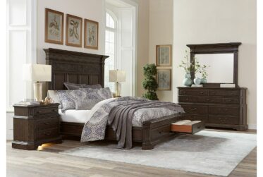 Foxhill Queen Storage 4 Piece Bedroom Set