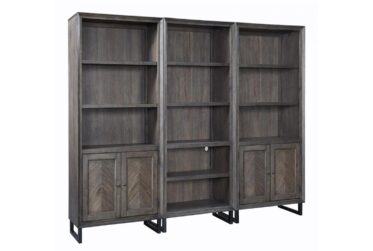Harper Point Fossil 32″ Door Bookcase