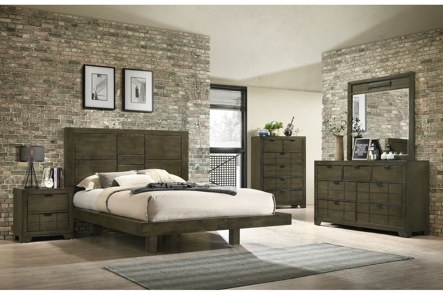 Logic Queen 5 Piece Bedroom Set