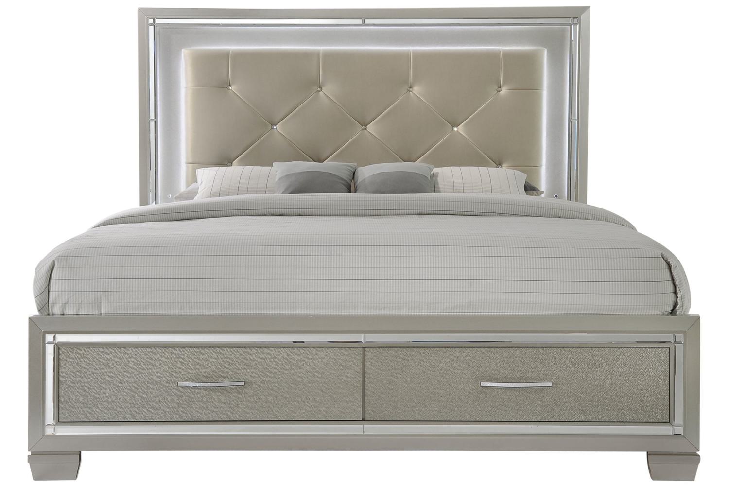 Platinum King Storage Bed