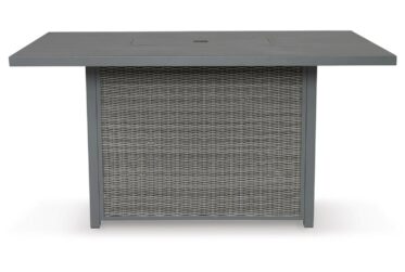 Palazzo Counter Height Outdoor Dining Table With Firepit