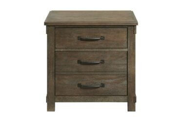Scott Dark Nightstand With USB