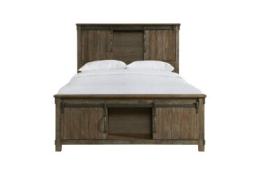 Scott Dark Queen Bed With Storage