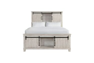 Scott Light Queen Bed With Storage