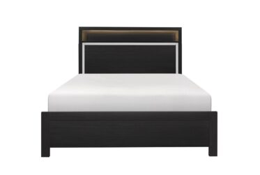 Bellante Black Queen Bed