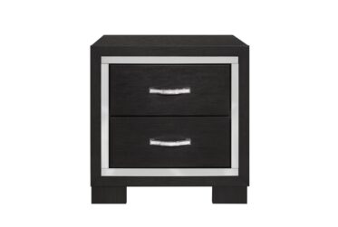 Bellante Black Nightstand