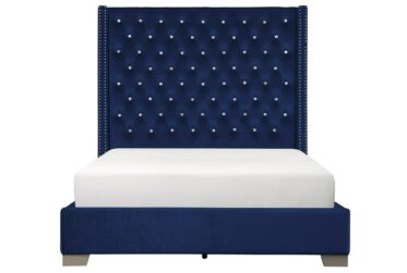 Blue Velvet Full Bed